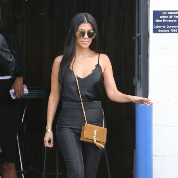 SOLD: Authentic YSL Rare Monogram Small Suede Tassel Crossbody Bag, Camel - Picture 4 of 15